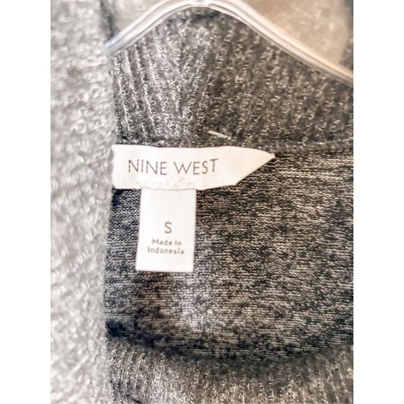 NWOT Nine West Cowl Neck Pullover Sweater White Gray Small Set of 2 - Picture 10 of 11